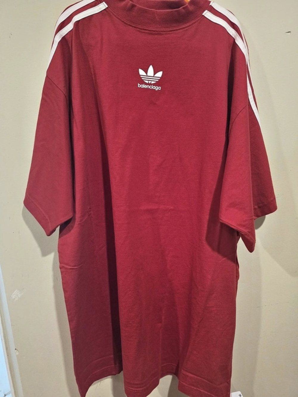adidas Red White Short Sleeve Tee Size 1 NWT